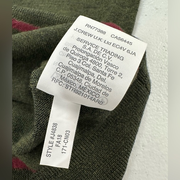 J.Crew Tippi Merino Wool Intarsia Cheetah Sweater Preppy Academia Quiet Luxury M - Picture 11 of 11